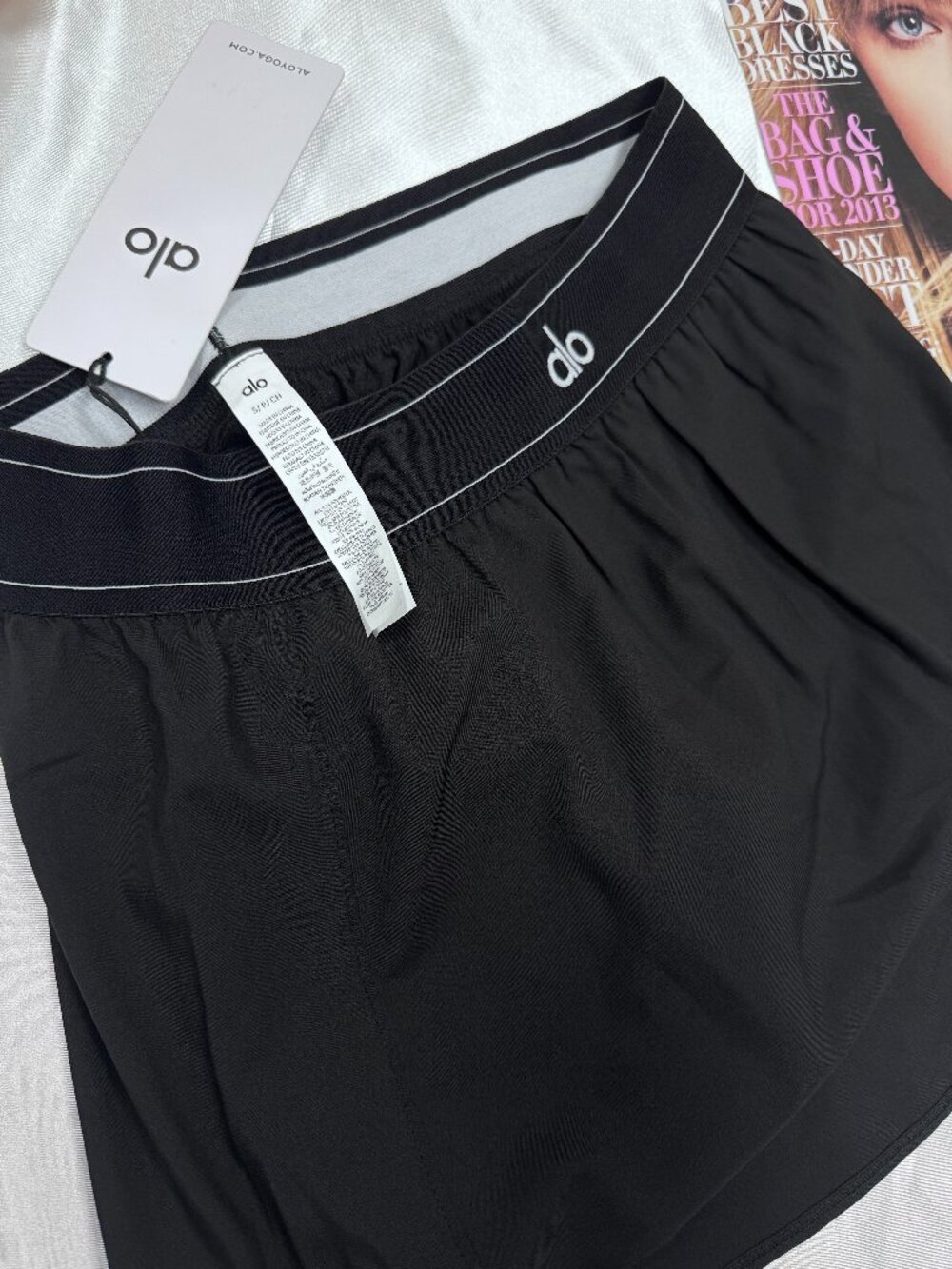 ALO Match Point Tennis Skirt Black 😍🔥Versatile Athleisure Essential NWT - Picture 6 of 8